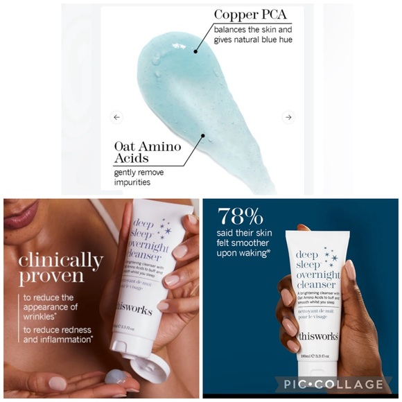 NWT Full Size! THISWORKS Deep Sleep Overnight Face Cleanser - Picture 4 of 7